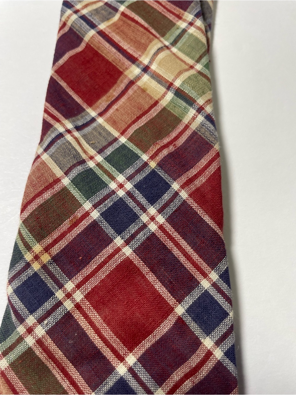Rooster - Ruffler Collection Plaid Necktie - Picture 2 of 7